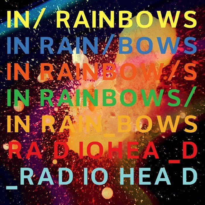 Radiohead In Rainbows album cover